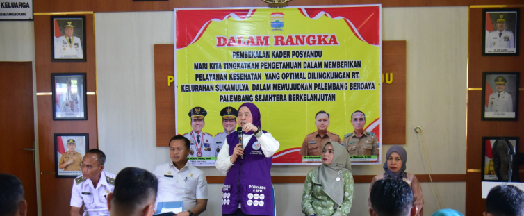 Ketua Pembina Posyandu Palembang, Beri Pembekalan Pelayanan Terkait 6 SPM 