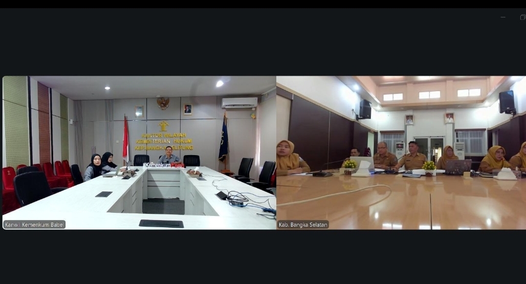 Kanwil Kemenkum Babel Harmonisasikan Ranperda Pengelolaan Barang Milik Daerah Bangka Selatan