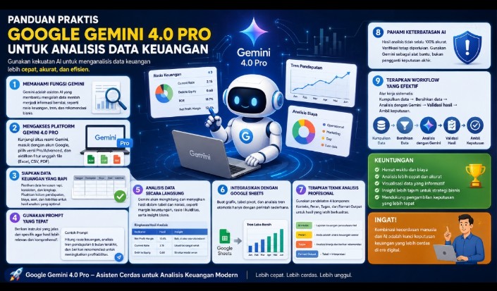 Google Gemini 4.0 Pro Jadi Senjata Baru Analisis Keuangan, Begini Cara Memanfaatkannya Secara Maksimal