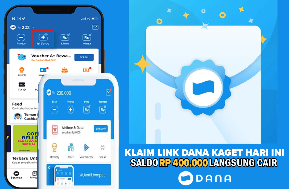 Siap-siap Klaim Link DANA Kaget! Buru Saldo Gratis Hingga Rp400 Ribu Khusus Hari Ini