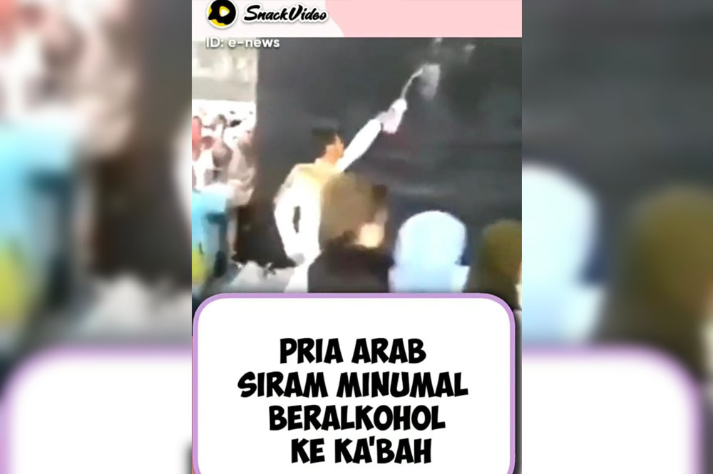 Sebar Konten Video Pria Arab Siram Minuman Beralkohol ke Ka'bah, Pengunggah Malah Dirujak Warganet