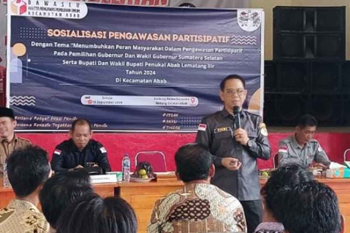 Dorong Partisipasi Warga, Bawaslu PALI Sosialisasi Di Empat Kecamatan