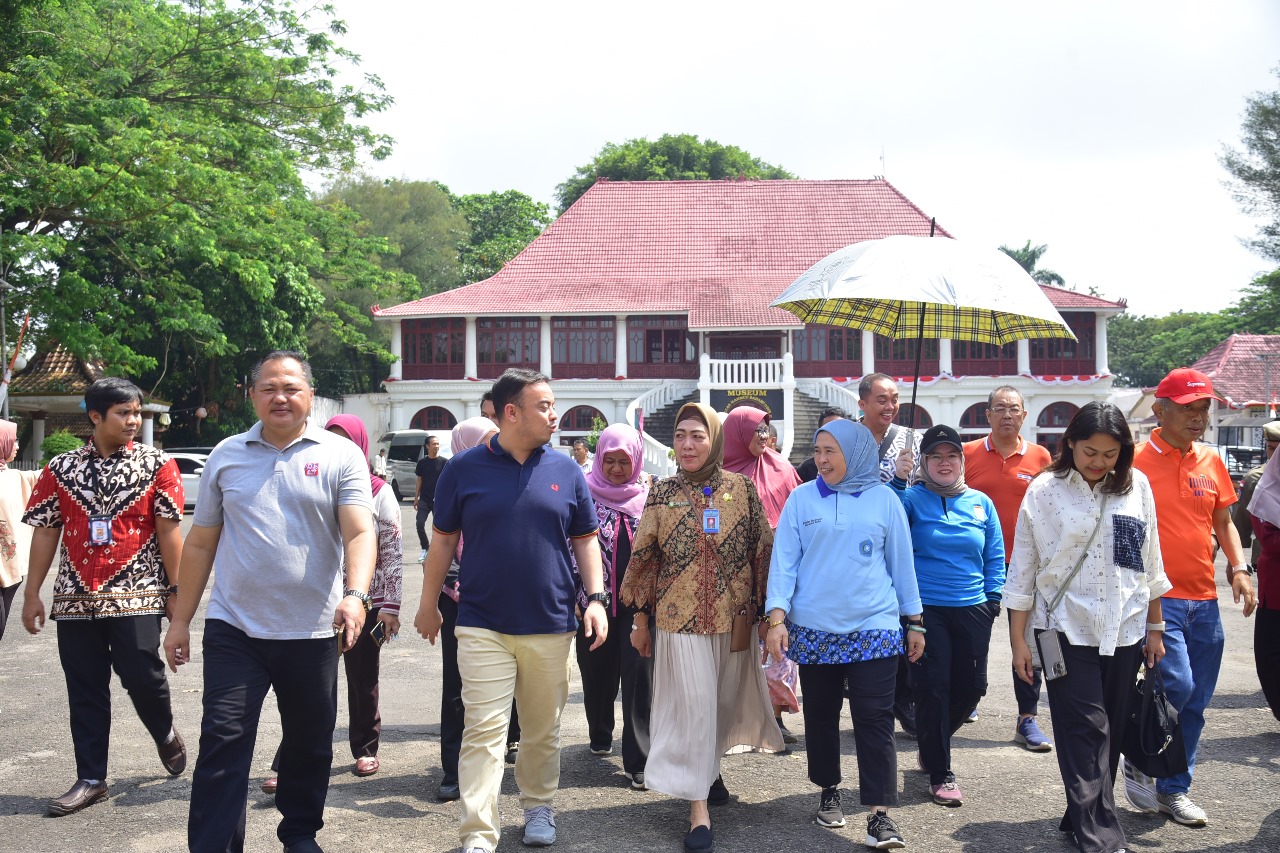 Jelang Perhelatan Akbar 'Swarna Songket Nusantara', Setwapres RI Kunjungi Langsung Kawasan BKB Palembang