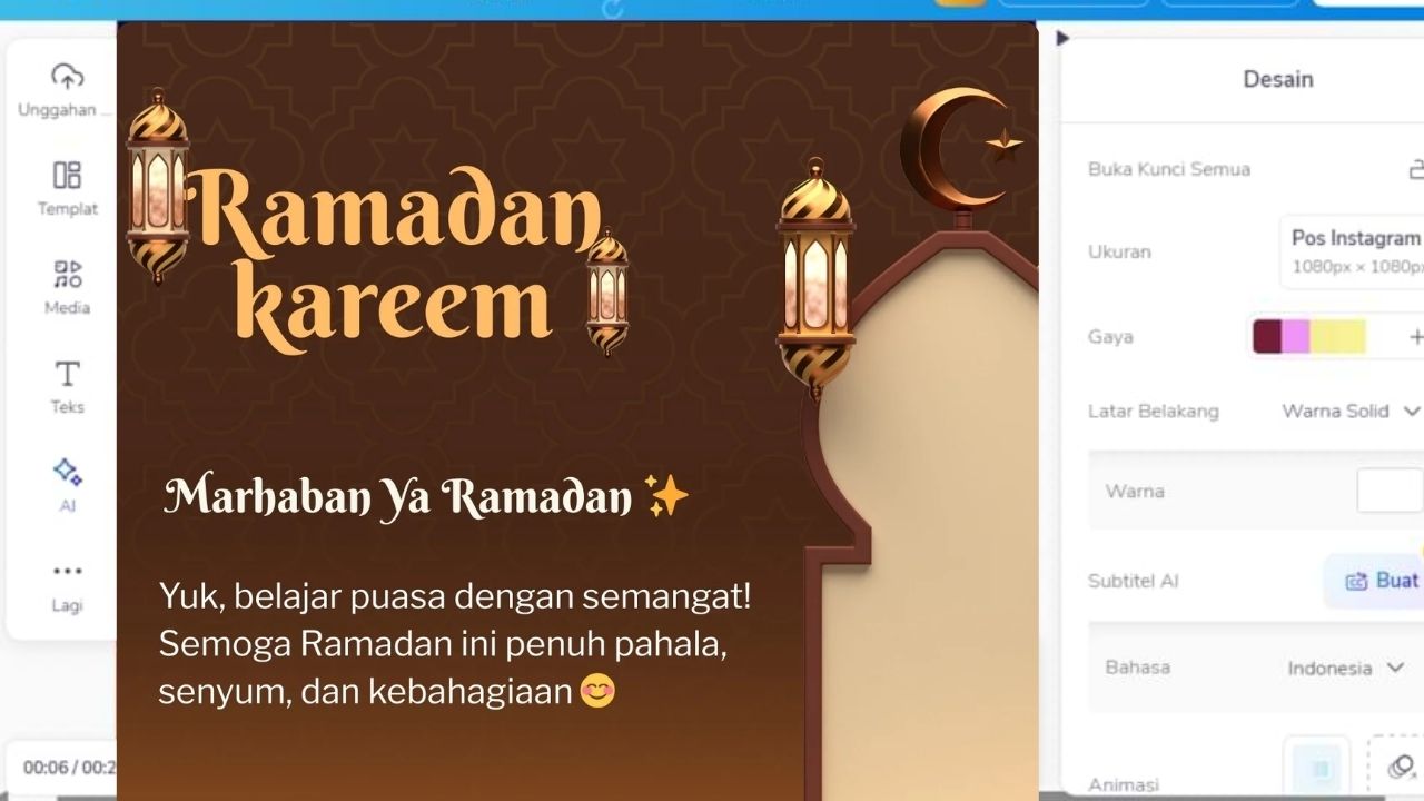Aplikasi AI Gratis untuk Edit Vidio Ramadan dan Lebaran 2026 yang Viral: Mudah dan Cepat!