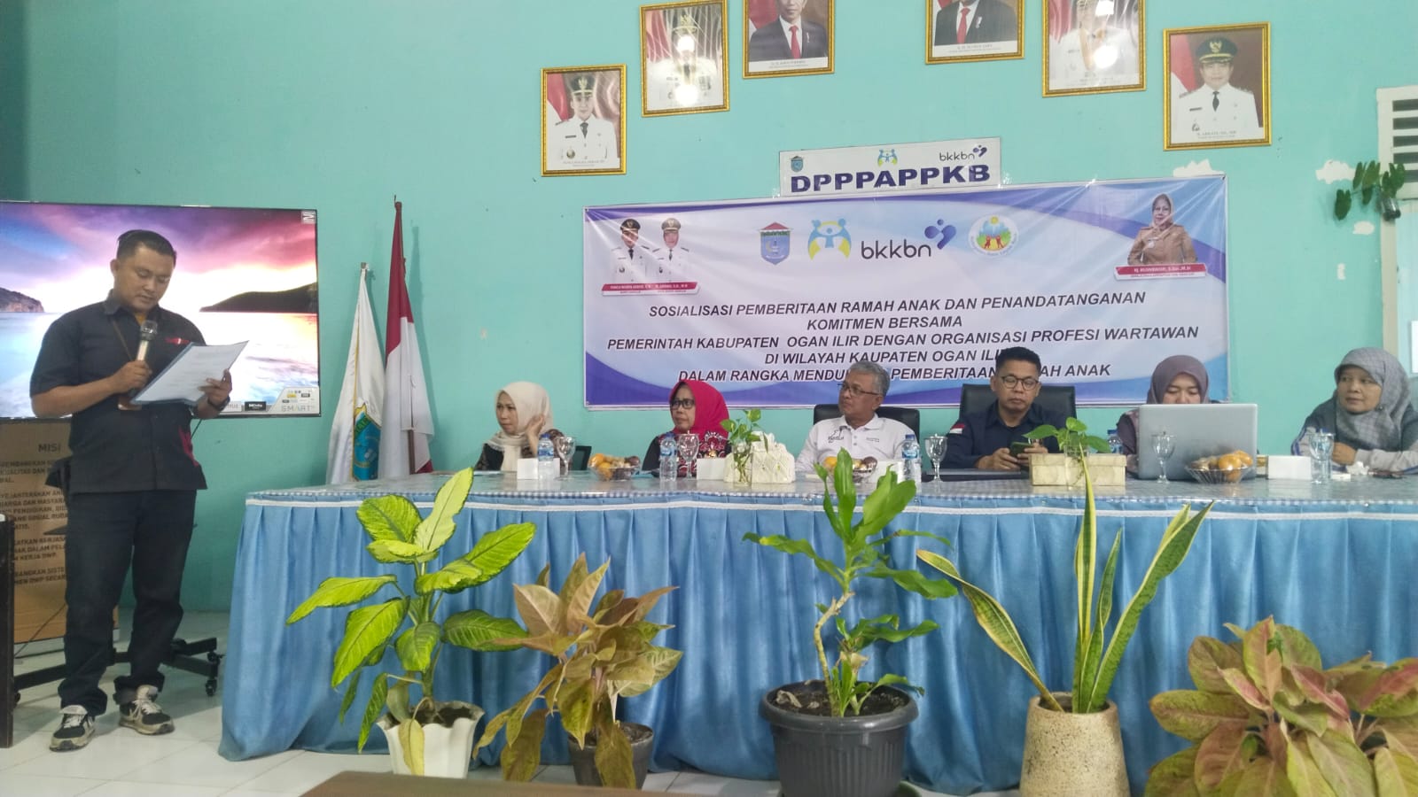 DPPPAPPKB Kabupaten Ogan Ilir Gelar Sosialisasi Pemberitaan Ramah Anak, Gandeng Organisasi Wartawan