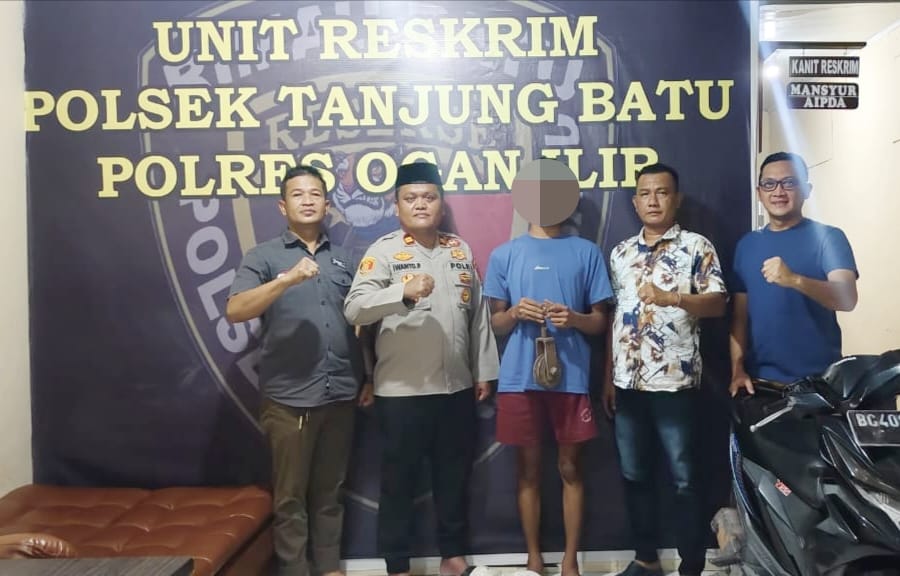 4 Kali Berhasil Bobol Gudang Sparepart, Seorang Remaja di Ogan Ilir Akhirnya Diamankan Polsek Tanjung Batu