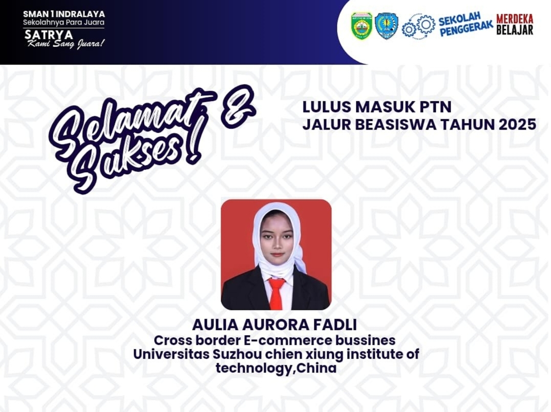 LUAR BIASA! Lulusan SMAN 1 Indralaya Ogan Ilir Diterima di Universitas Suzhou China Lewat Jalur Beasiswa