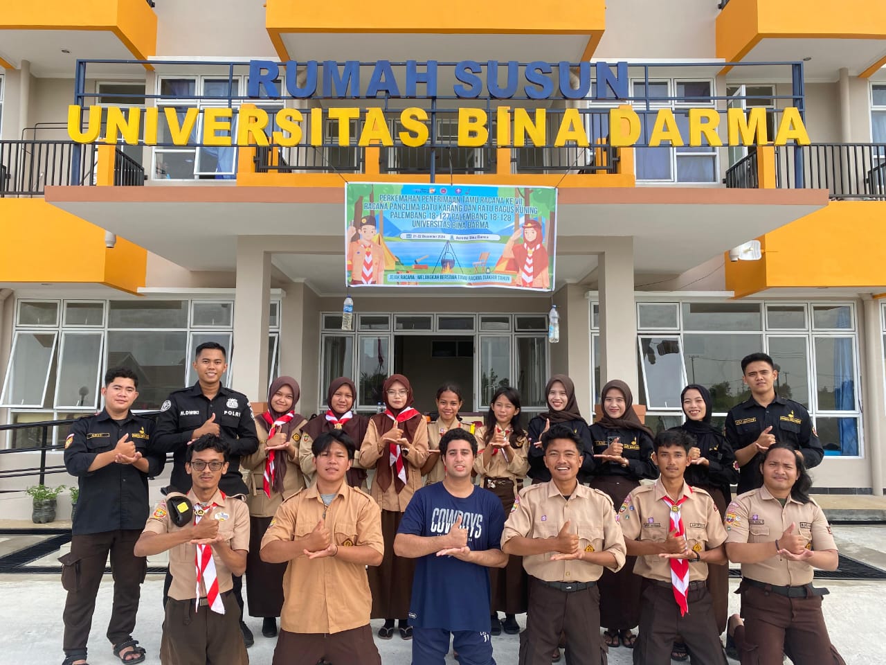 Perkemahan Penerimaan Tamu Racana/Pramuka Ke-VII di Universitas Bina Darma Palembang Berjalan Sukses