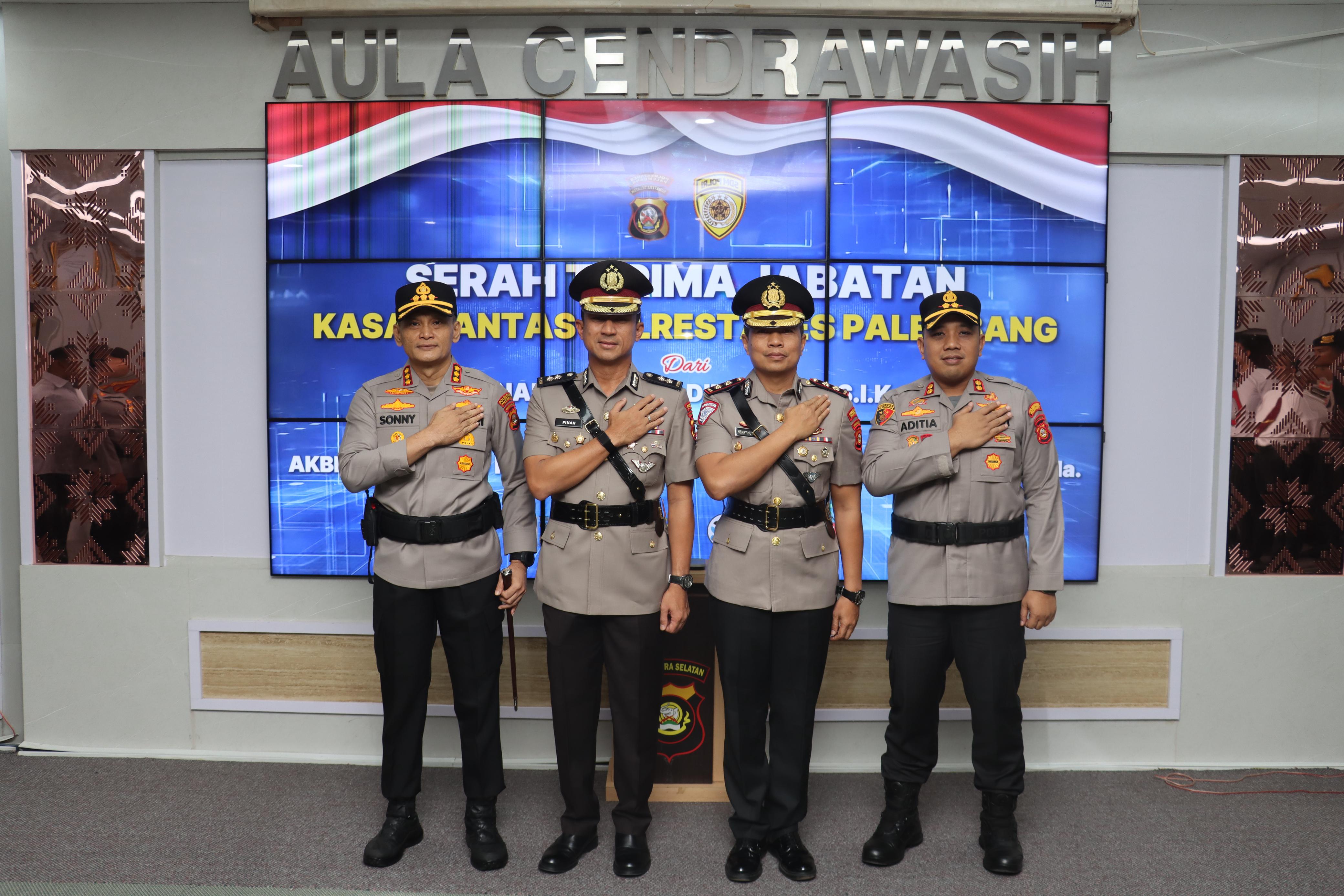 AKBP Hendyanto Resmi Jabat Kasat Lantas Polrestabes Palembang, AKBP Finan Geser ke Dirlantas Polda Sumsel 