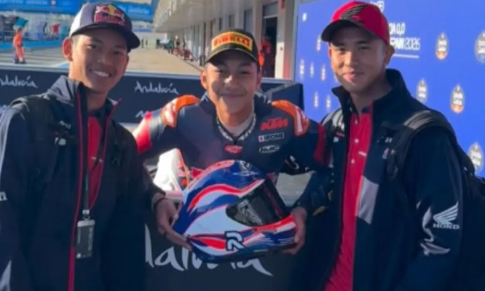 Start Posisi 7, Kiandra Ramadhipa Juara Moto3 Junior Portugal 2026