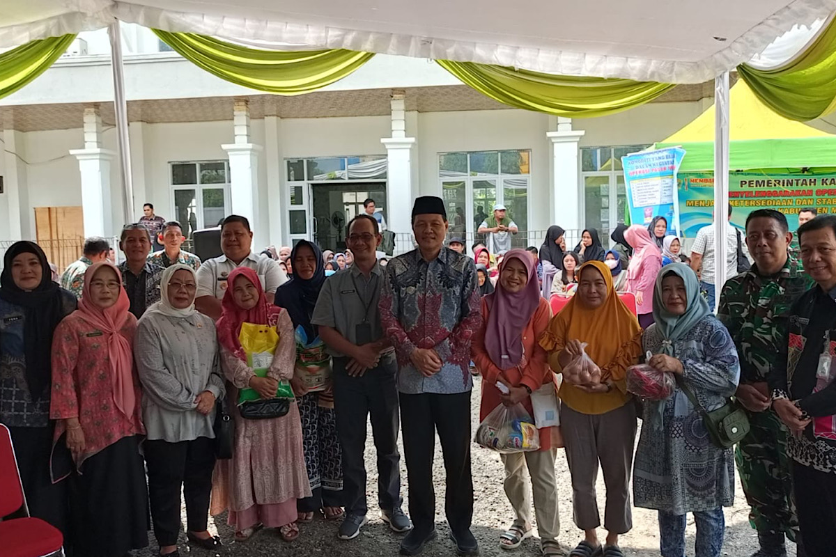 Bikin Stabil Harga Bahan Pokok Jelang Lebaran, Pemkab Muara Enim Gencarkan Pasar Murah 