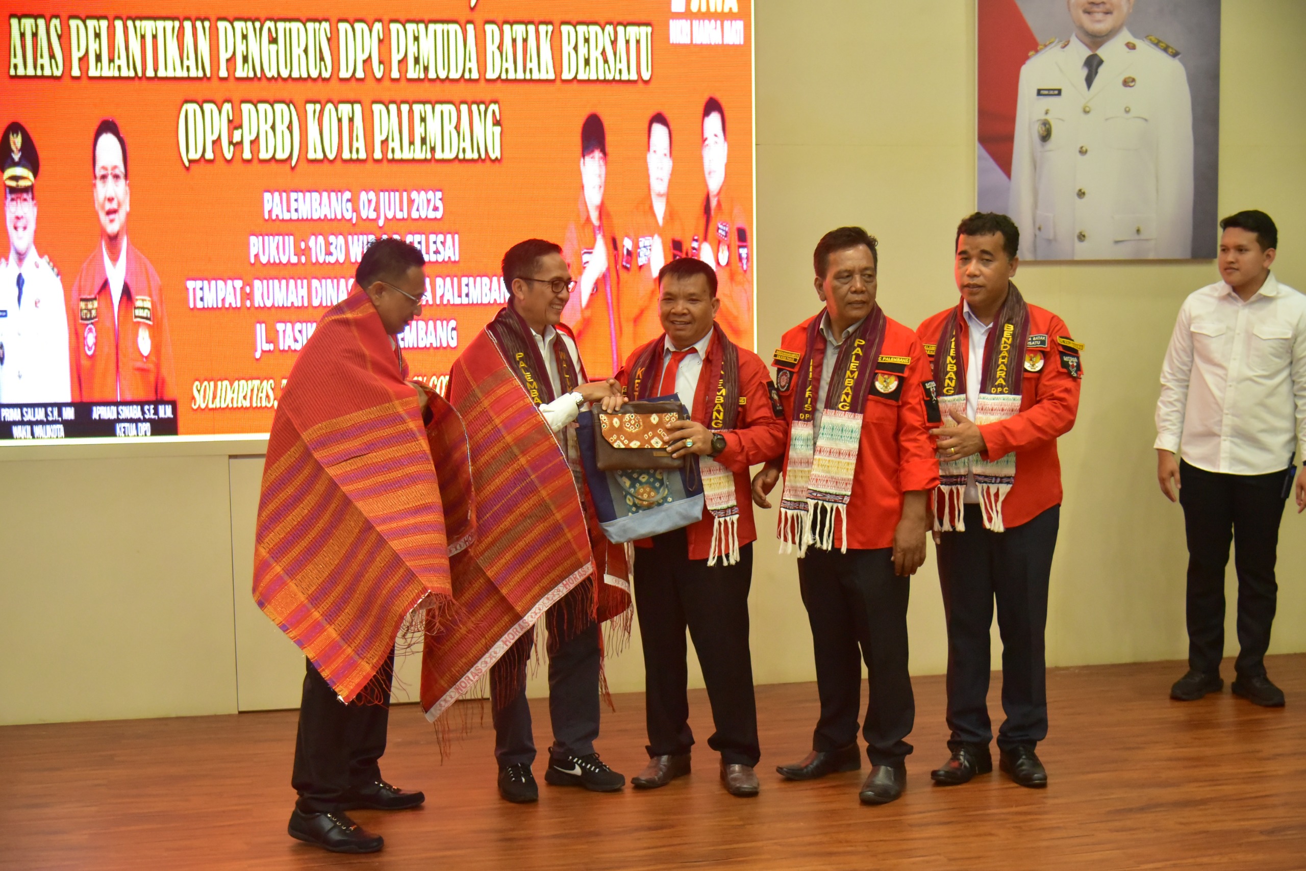 Pelantikan PBB, Walikota Ratu Dewa Harapkan Kolaborasi dan Sinergi