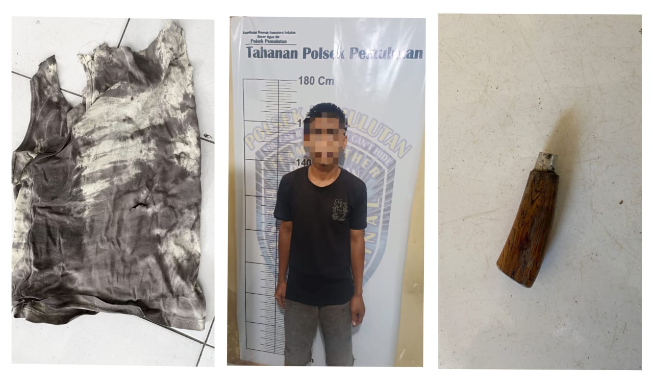 Sakit Hati Bikin Pria di Pemulutan Ogan Ilir Gelap Mata Hingga Tikam Tetangganya Berkali-Kali dengan Sajam