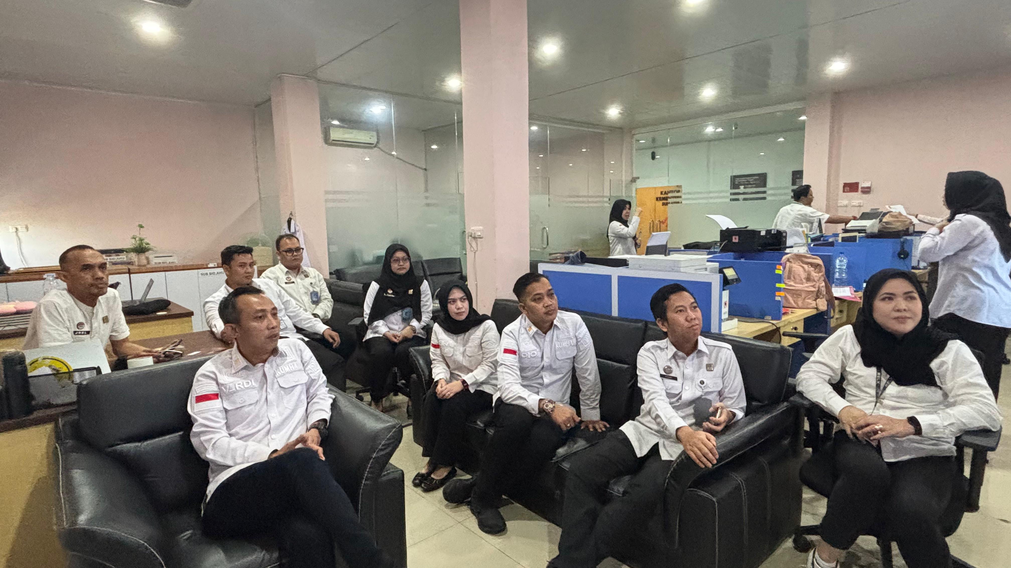 Kemenkum Sumsel Perkuat Layanan, Ikuti Evaluasi Maladministrasi 2026