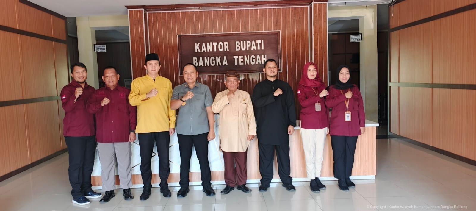 Kanwil Kemenkum Babel Perkuat Layanan Hukum di Bangka Tengah dengan 63 Posbakum