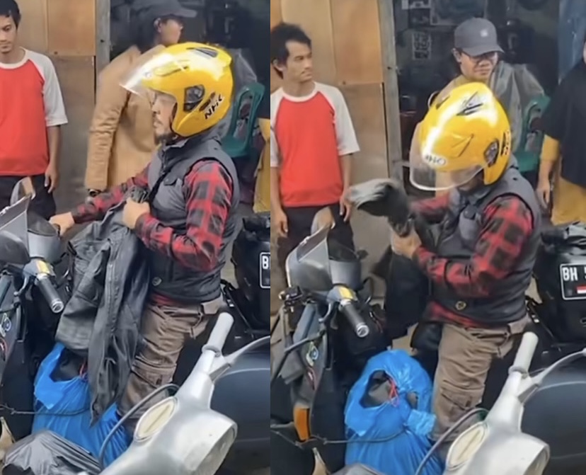 Salut! Bikers Nekat Solo Ride Pakai Vespa, Start Dari Sumatra ke Tanah Suci Mekkah