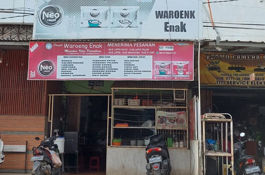 Recommended! Waroeng Enak, Tempat Jajan Kuliner Khas Palembang di Jl Segaran