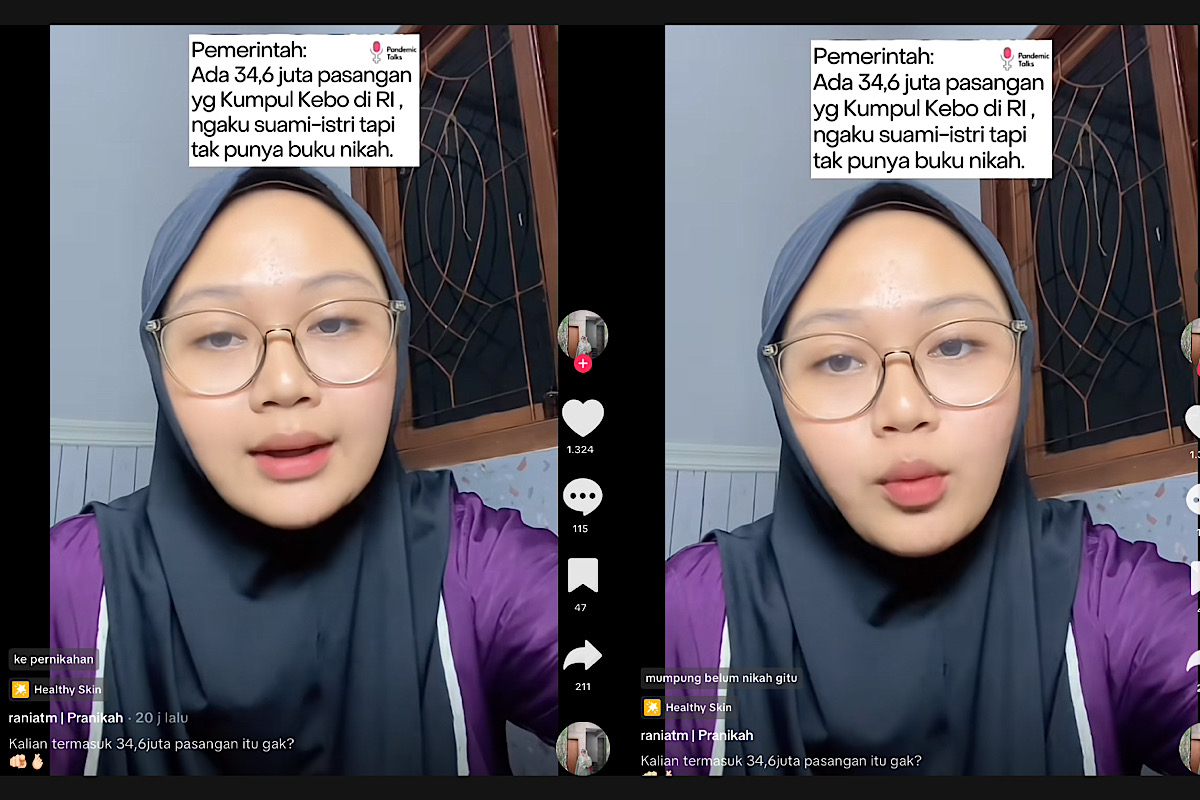 34,6 Juta Pasangan Disebut Bukan Kumpul Kebo Tapi Living Together, Problemnya UMR?