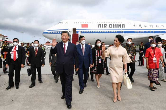 China Kagum Keramahan Warga Indonesia Sambut XI Jinping 