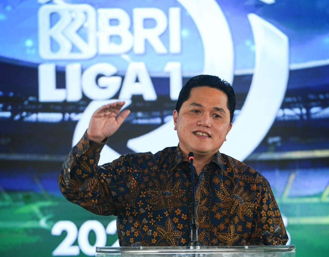 Erick Thohir Targetkan BRI Liga 1 Musim 2024/2025 Angkat Prestasi Sepakbola Indonesia ke Kancah Asia