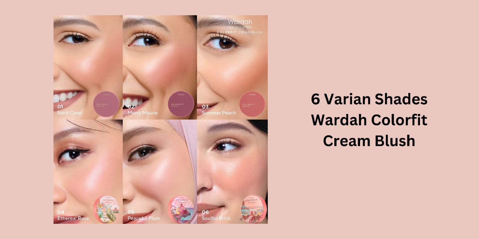 6 Shades Wardah Colorfit Cream Blush Bantu Segarkan Tampilan dengan Pipi Merona dan Super Blendable, Apa Saja?