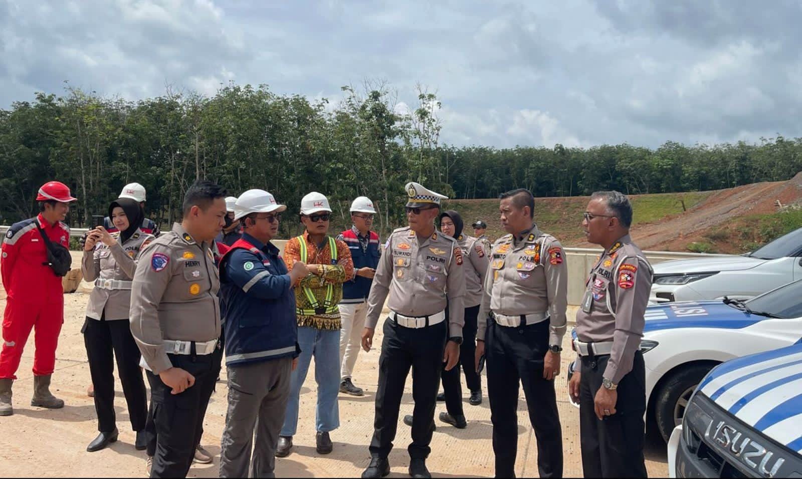 Cek Kondisi Jalintim dan Tol, Satlantas Banyuasin Pastikan Kesiapan Jelang Nataru