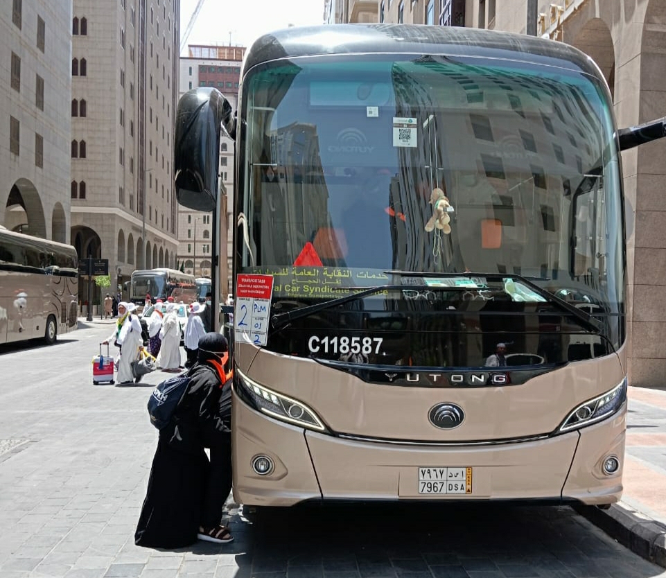 Jemaah Haji Kloter Pertama Asal Palembang Bertolak dari Madinah Menuju Mekah