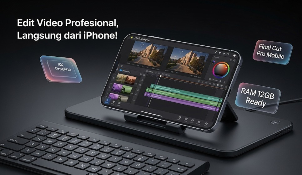 Apple Uji Coba Final Cut Pro Versi Mobile untuk iPhone 17 Pro Max, Editor Video Langsung Merapat!