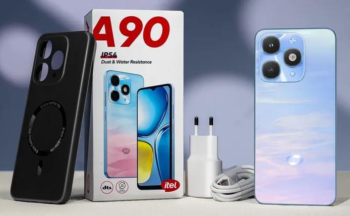Smartphone Itel A90 Dibekali Fitur Dynamic Bar dan Ditenagai Chipset Unisoc T7100