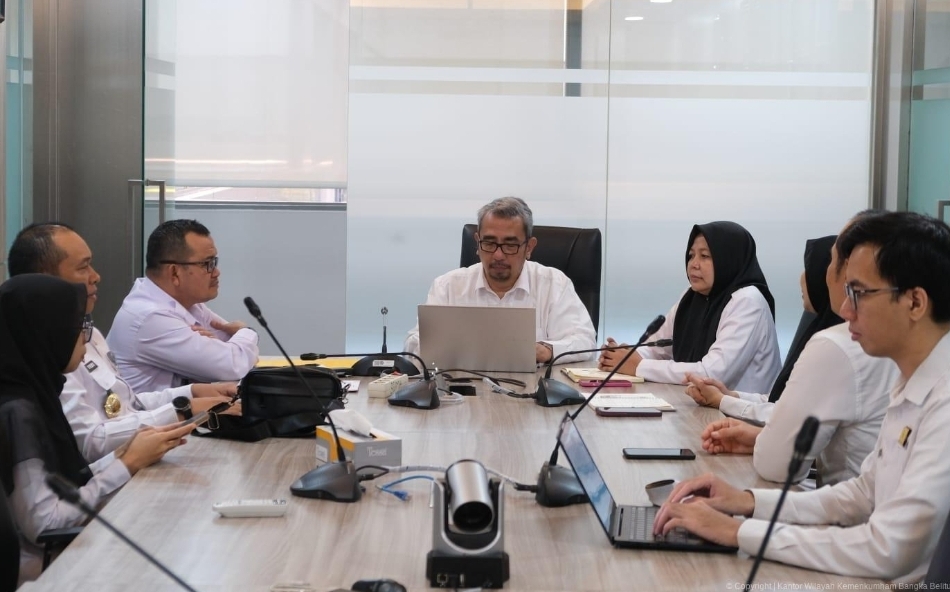 Perkuat Kualitas Perda, Kanwil Kemenkum Babel Koordinasi dengan Ditjen PP