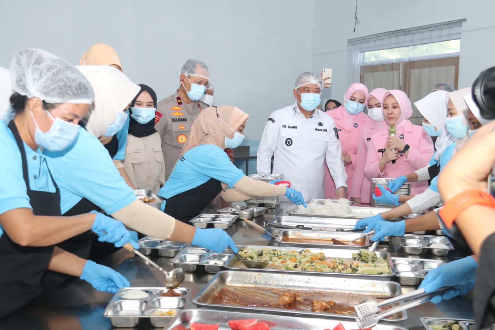Komitmen Polri Dukung Ketahanan Pangan dan Gizi Masyarakat, 3 Dapur SPPG Polda Sumsel Diresmikan