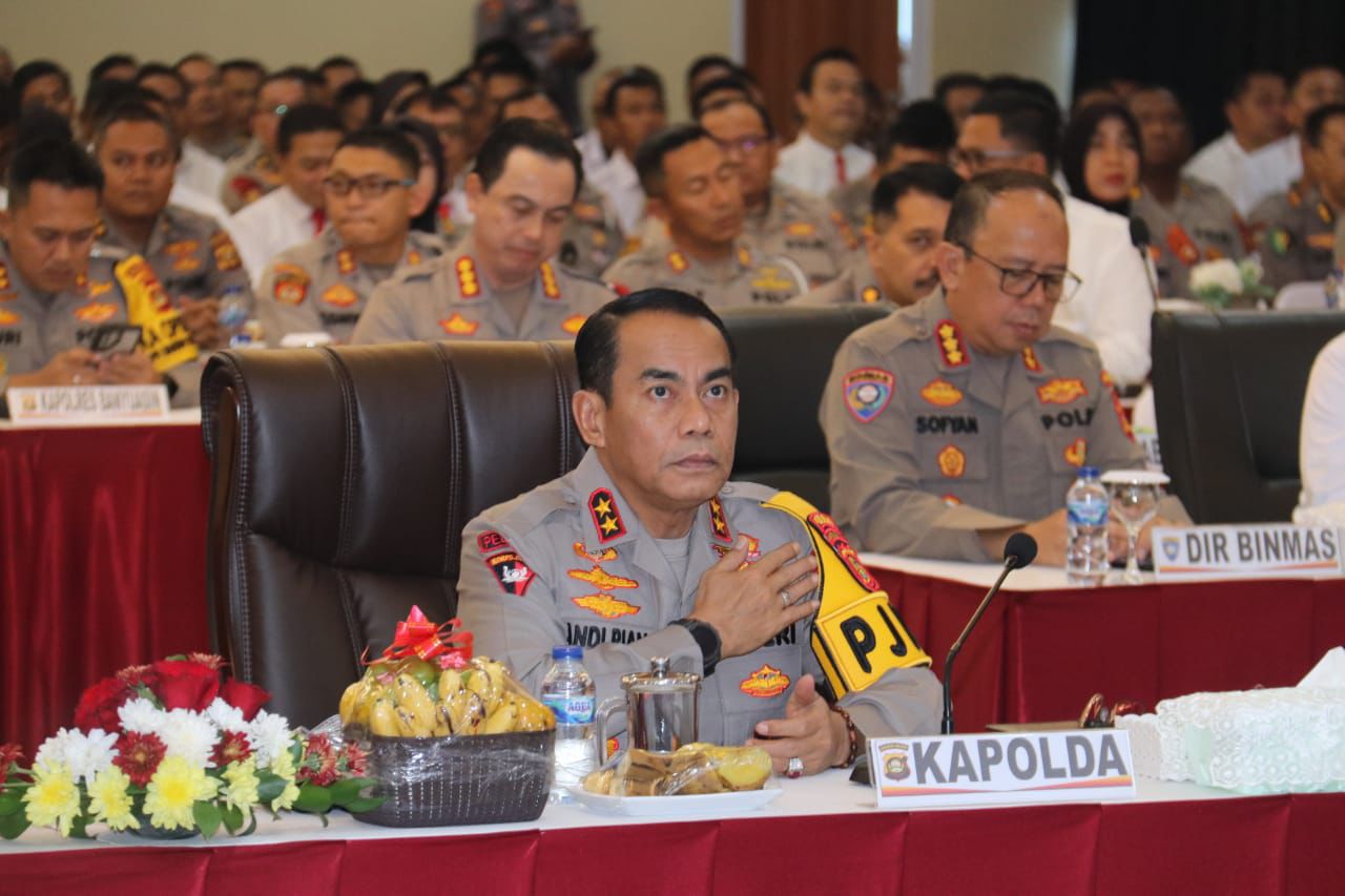 Di Depan Anak Buahnya, Kapolda Sumsel yang Baru Irjen Andi Rian R Djajadi Sampaikan 3 Commander Wish