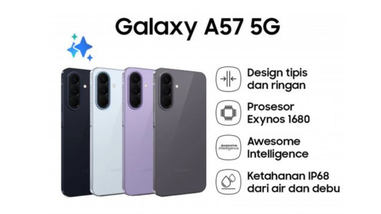 Intip Spesifikasi Samsung Galaxy A57 5G, Punya Kamera 50MP dan Fast Charging 45W