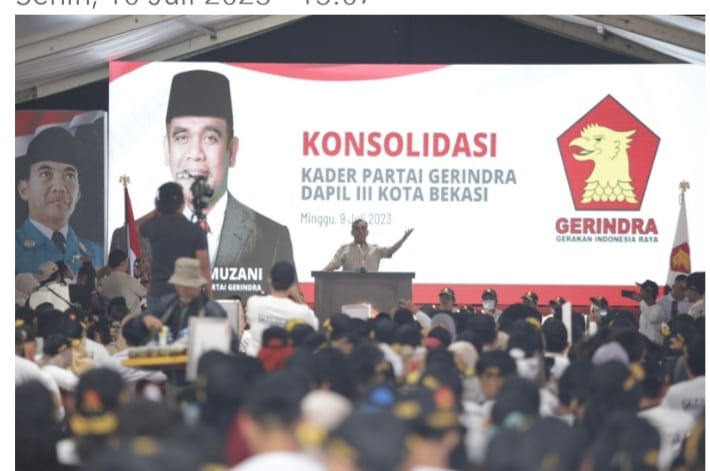 Muzani Ajak Kader Menangkan Prabowo dengan Santun 