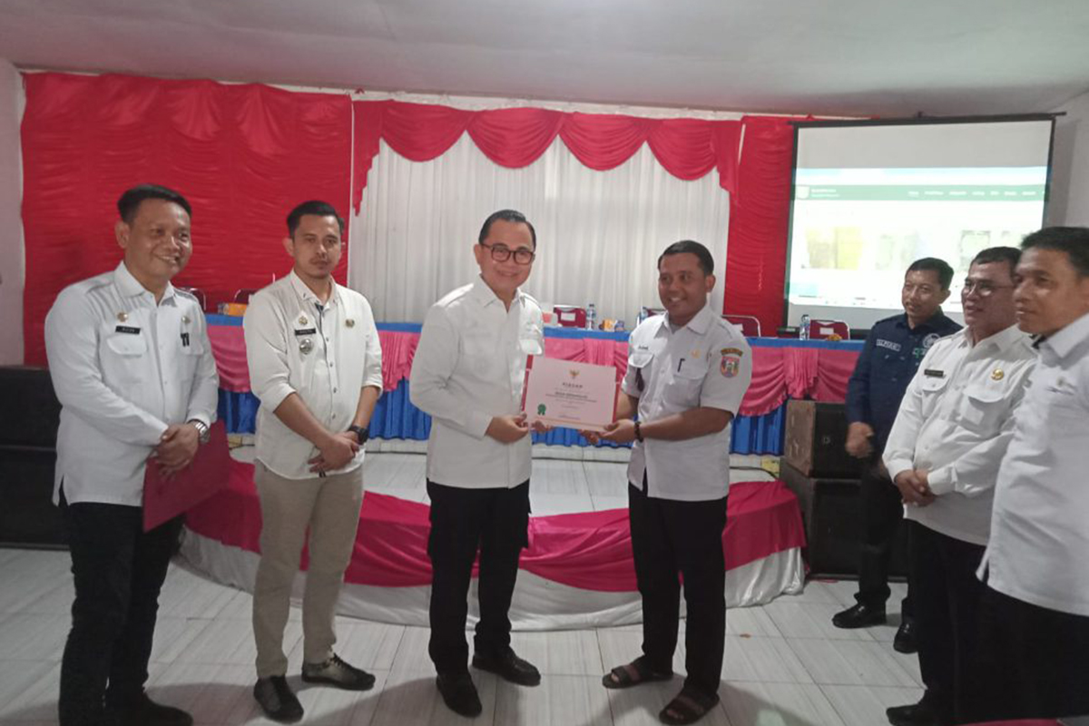 Pj Bupati Banyuasin Launching Desa Pertama Go Digital Kabupaten Banyuasin