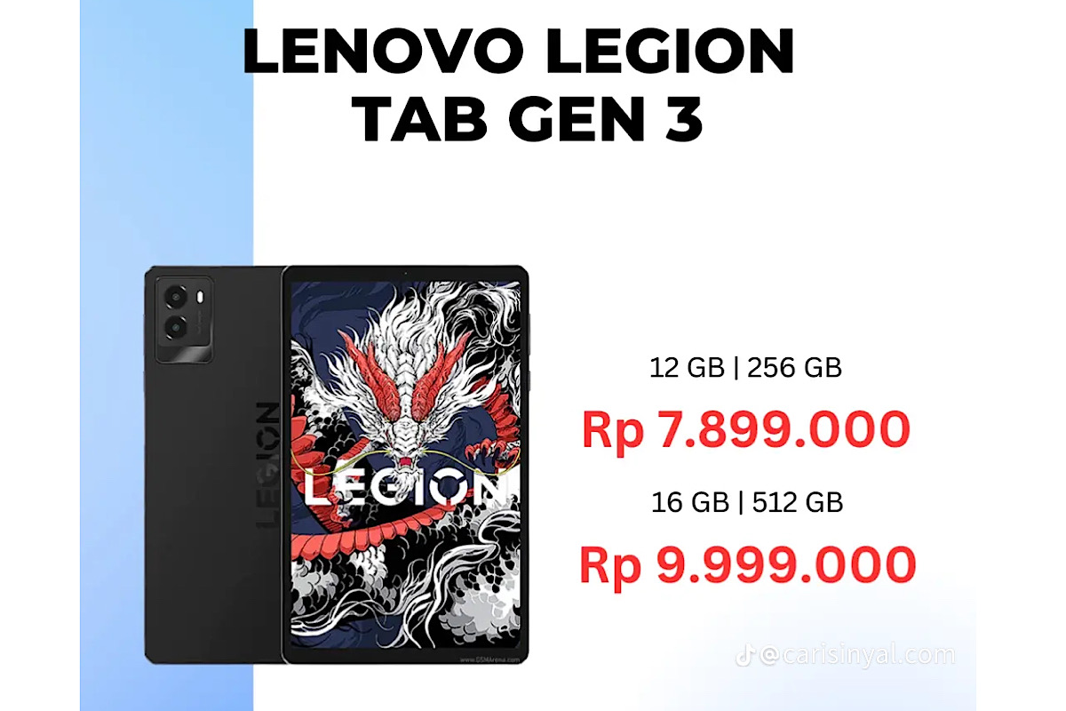 Game Red Dead Redemption Dilibas Lenovo Legion Tab Gen 3, Tablet Diotaki Chipset HP Premium 20 Jutaan