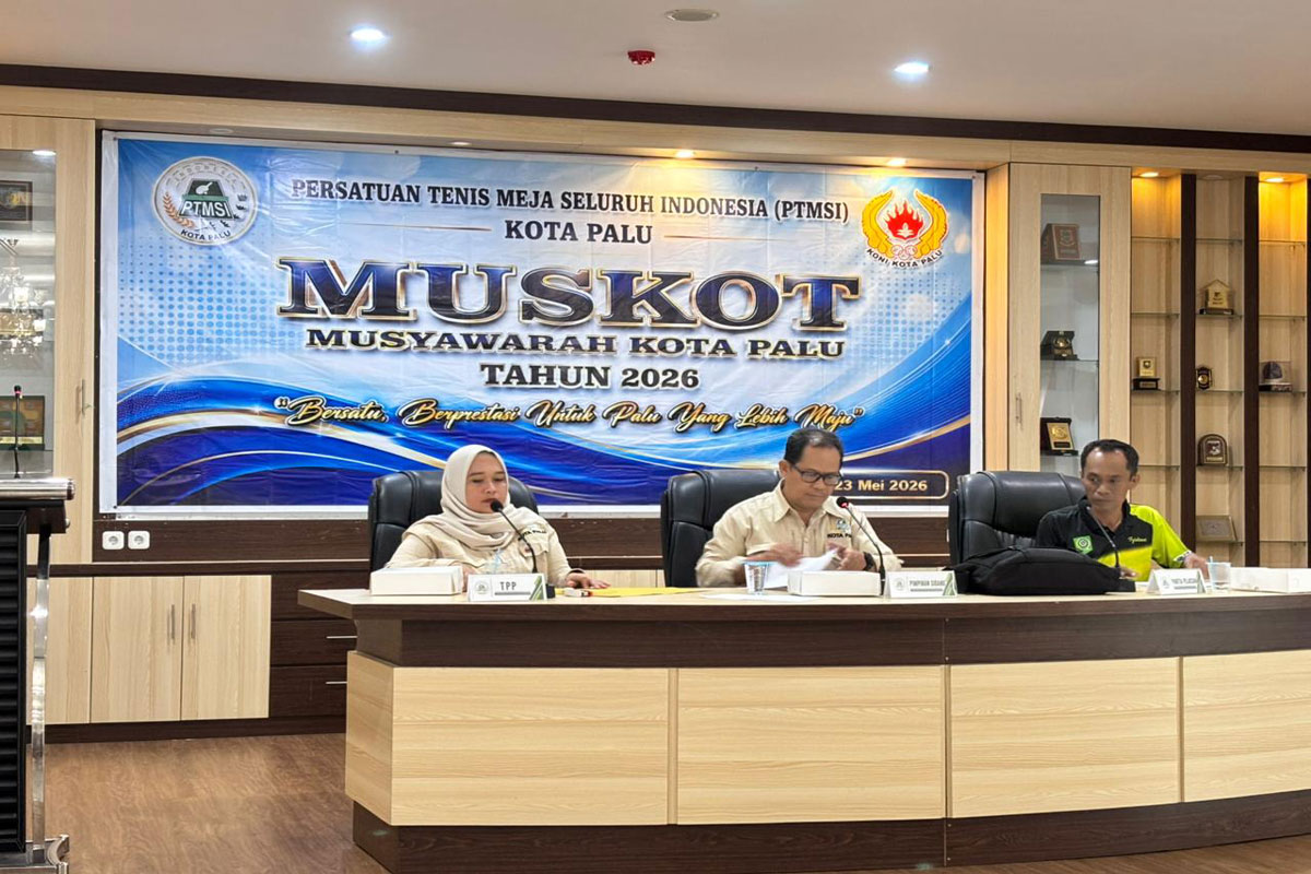 Mulyadi Kembali Pimpin Pengkot PTMSI Palu