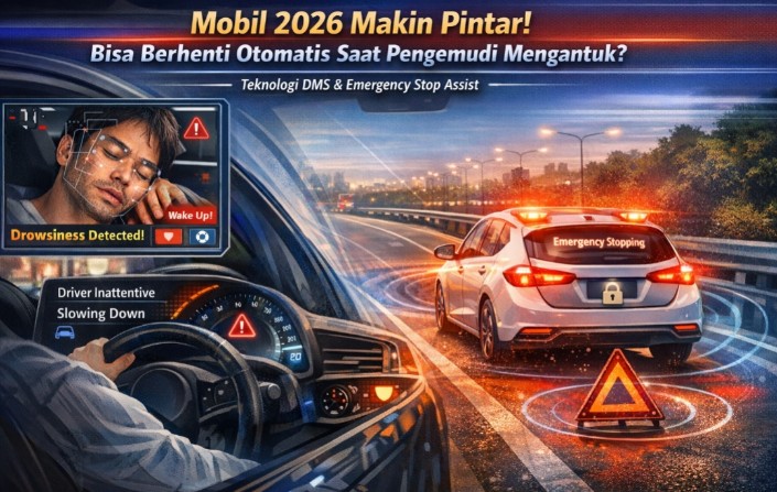 Utak-Atik Fitur DMS pada Mobil Modern, Benarkah Bisa Berhenti Otomatis Saat Pengemudi Mengantuk?