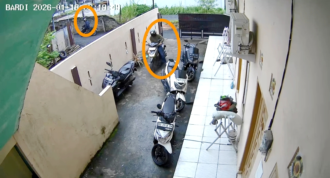 2 Maling Satroni Kosan Mahasiswa di Indralaya Ogan Ilir, Motor Honda Beat Berhasil Dibawa Kabur