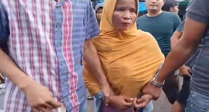 Copet Dompet Berisi Uang Rp90 ribu, Aksi yang Kedua 2 IRT di Palembang Ini Diketahui Pedagang, Satu Diamankan
