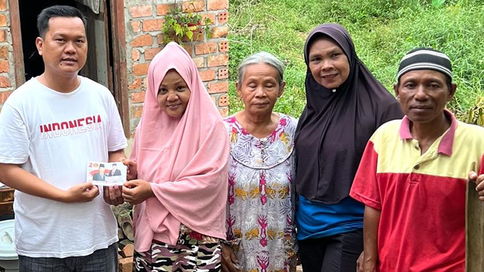 Anggota DPRD Fraksi Gerindra Prabumulih Beri Bantuan Kepada Masyarakat Terkena Musibah