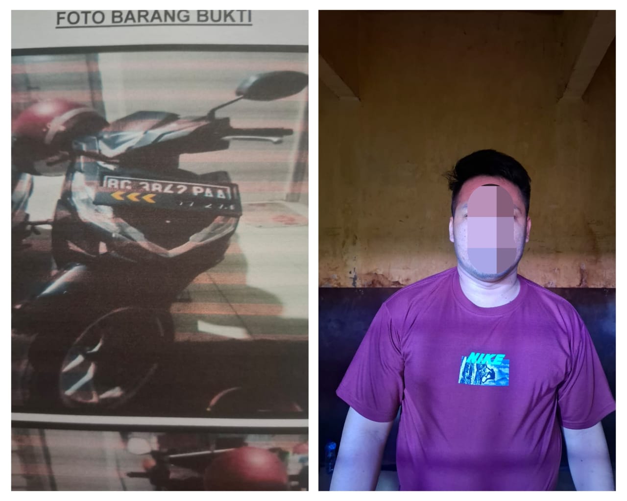 Baru Keluar Lapas, Pria di Ogan Ilir Kembali Ditangkap Polsek Indralaya Usai Mencuri Motor di Rumah Kontrakan