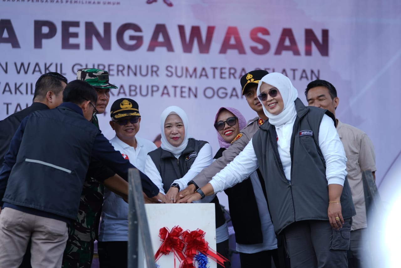 Jelang Masa Tenang, Bawaslu Ogan Ilir Gelar Apel Siaga Patroli Pengawasan Pilkada Serentak 2024 