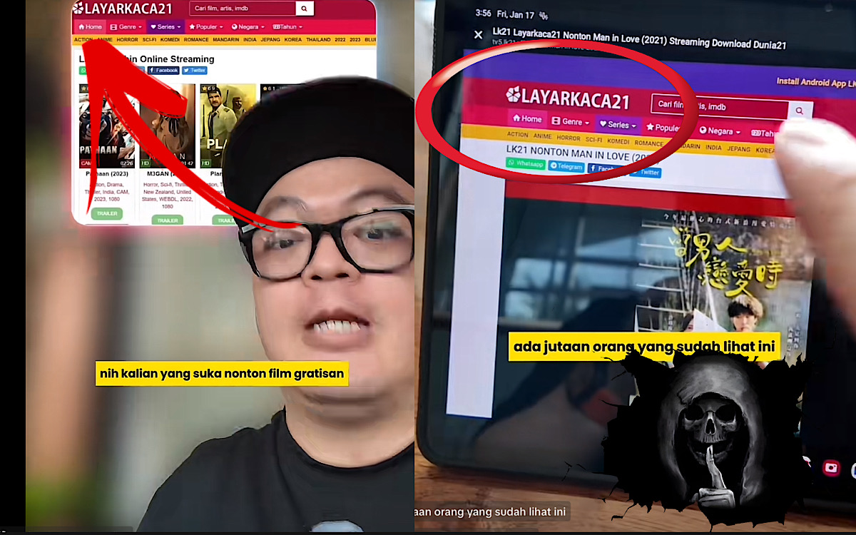 HOT NEWS, Bapak Ini Hilang Rp890 Juta Ketika Klik Link Nonton Film Gratis LK21, Kesatria Cyber Usut Tuntas!