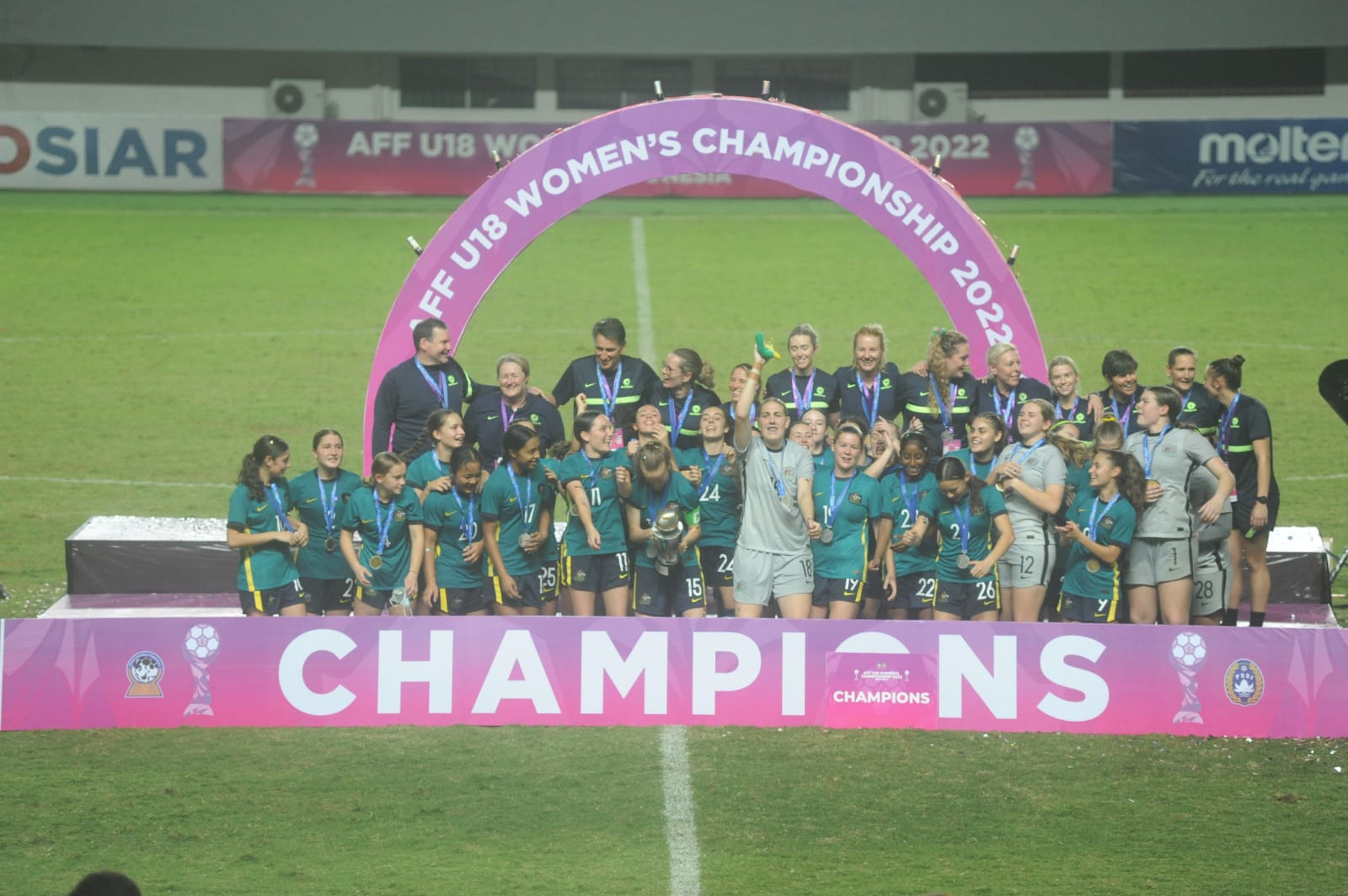 Kalahkan Vietnam 2-0, Australia Juara AFF U-18 Wanita   