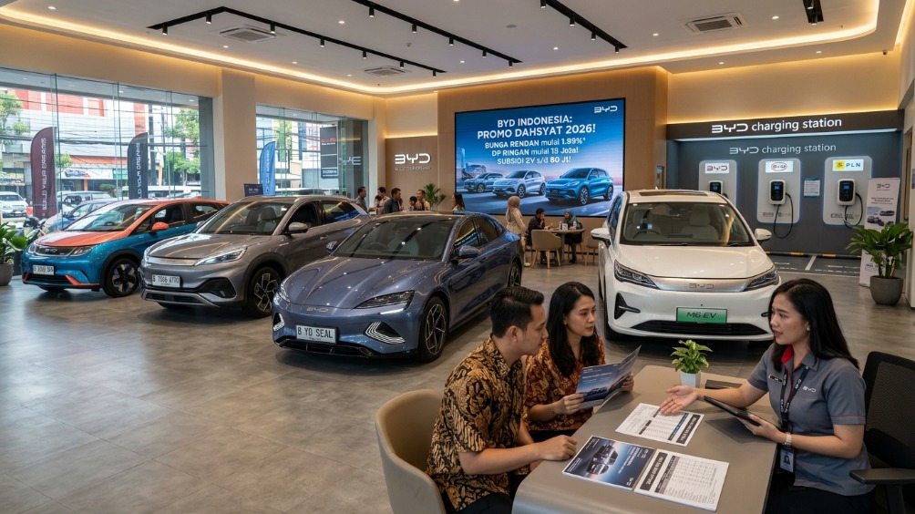 Harga Mobil Listrik BYD Juni 2026, Cek Cicilan Ringan dan DP Murah Jadi Sorotan Konsumen