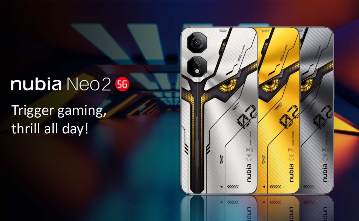 Ponsel Gaming ZTE Nubia Neo 2 5G Hadir dengan Dukungan Shoulder Triggers dan Fitur GameSpace 2.0