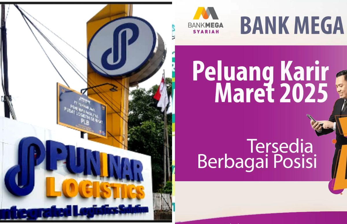 Lowongan Kerja Fresh Graduate di Puninar Logistics, Bank Mega, dan Kemenkes, Info Selengkapnya Disini