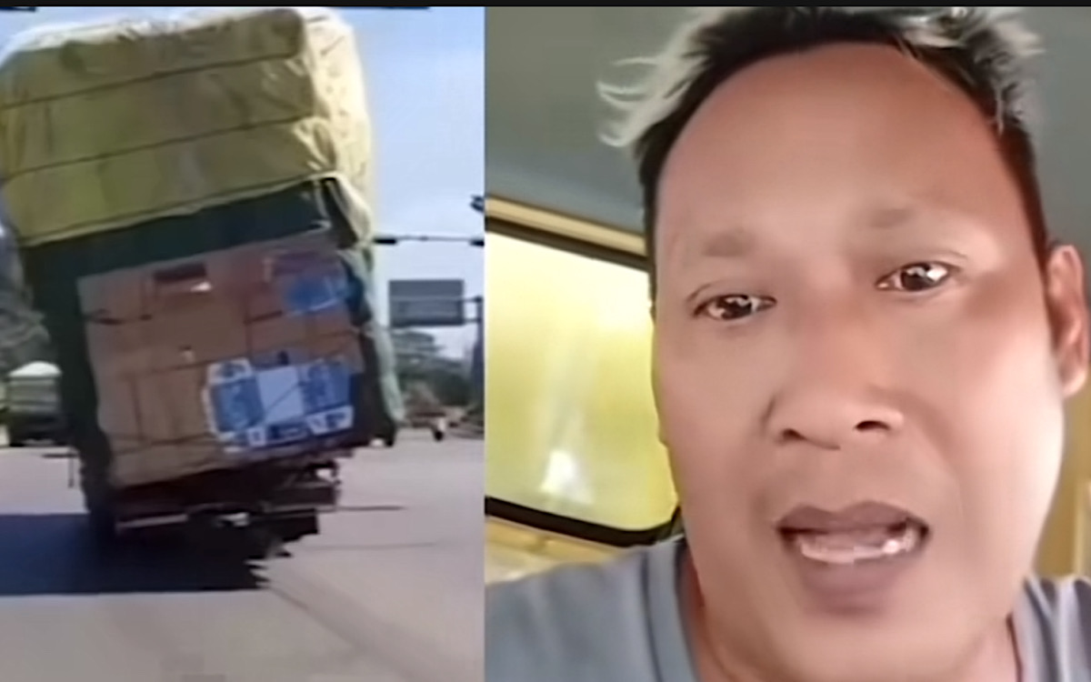 Sopir Truk Ini Emosi Muatan Truk Overload Diviralkan, Curhat Ongkos Angkut Nggak Ketemu Sampai Utang Koperasi