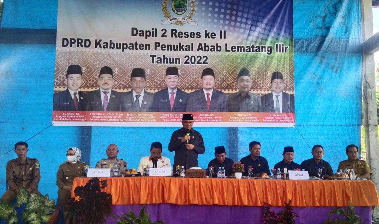 Anggota DPRD PALI Dapil 2 Serap Aspirasi Masyarakat